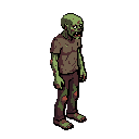 menacing shambler zombie realistic