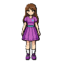 standing magical girl