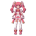 standing magical girl