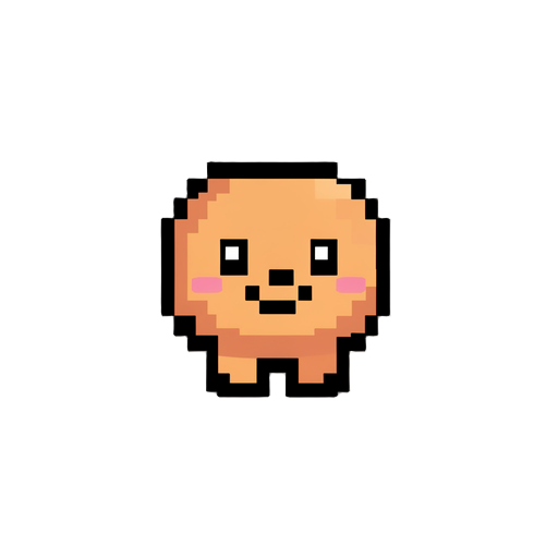 Crie um estilo em pixel , 16 pixels x 16 pixels, fofinho e pequeno