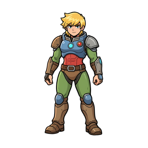of a pincipal character of a Metroidvania game