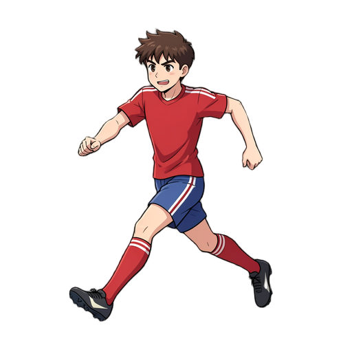 futbolista corriendo 