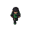 a hacktivist, no mask, walking