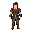 2d mmorpg pixelart izometrik oyunum için bir savaşçı karakter oluşturmak istiyorum. karakterimin üzerine sonradan zırh giydirebileceğim ve saçını değiştirebileceğim şekilde olmalı, karakterim 20'li yaşlarda genç bir savaşçı.