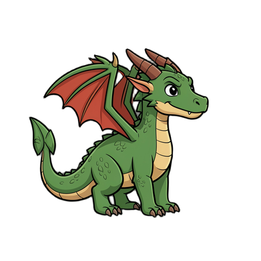 young dragon for a dark 2D survival game