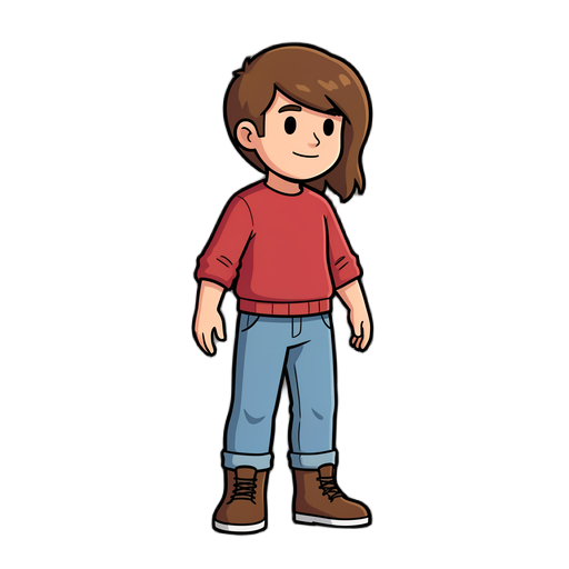 of a 2D character