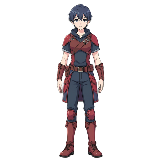 faca um de uma cavaleira no estilo anime