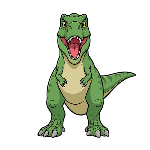 Gere um t-rex