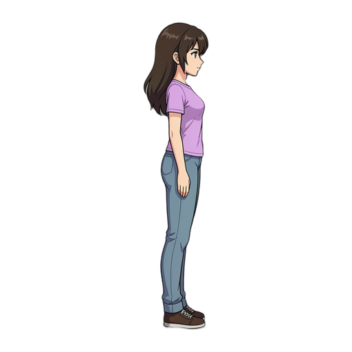 beautiful female character