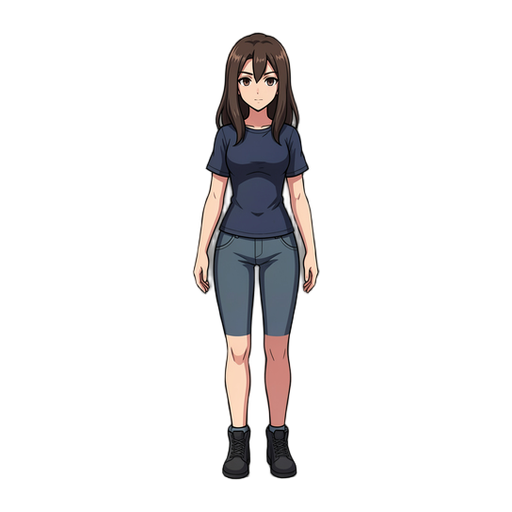 beautiful female character