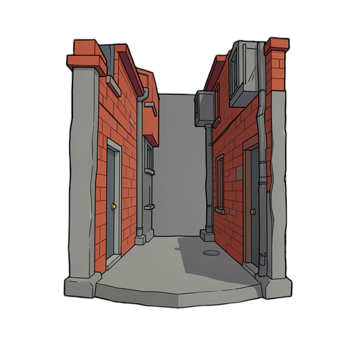 back alley