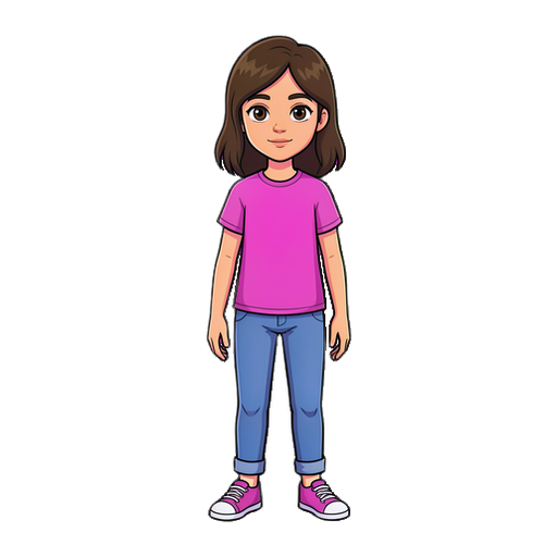 Bom dia chat, agora você é um game design que criar artes para jogos, queria que seguindo o roteiro a seguir 'Perfil

Nome: Mara Idade aparente: 12 anos Idade real no presente da história: 12 anos Papel: personagem jogável e principal ponto de vista Presença: observadora, prática e um pouco engraçada