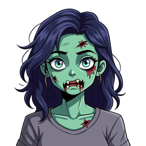 anime zombie monstre girl