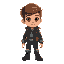 sci-fi time traveler young boy 