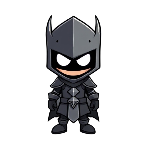 a small but menacing character with empty eyes in the style of the empty knight