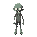 give me a really simple dumb zombie 