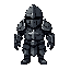 plate armor - heavy full plate armor, worn steel plates, gritty medieval dark fantasy look, high contrast, centered icon, sharp edges, soulslike aesthetic.