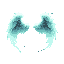 spectral phantom wings, translucent ethereal feathers, faint motion blur aura, dark fantasy roguelite icon, centered, high contrast.