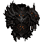 dark fantasy roguelite, single object centered, epic chest armor layered with massive abyssal reptile scales fused into black forge steel, asymmetrical brutal silhouette, ember glow trapped between scale gaps, rare monster trophy motifs and ritual rivets,
