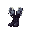 winged boots - winged boots with ethereal feathers, enchanted leather, faint motion aura, dark fantasy item icon, centered, high contrast, clear silhouette.