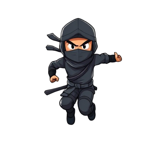 ninja running 