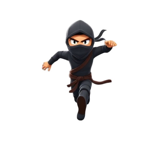 ninja running 