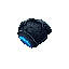 dark fantasy defensive bracers, heavy steel bracelets with engraved runes, worn metallic texture, faint blue protective aura, soulslike roguelike item icon, centered, high contrast, clear silhouette, transparent background, sharp pixels, no blur, no text