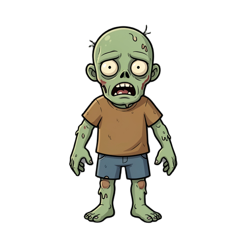 the single zombie character