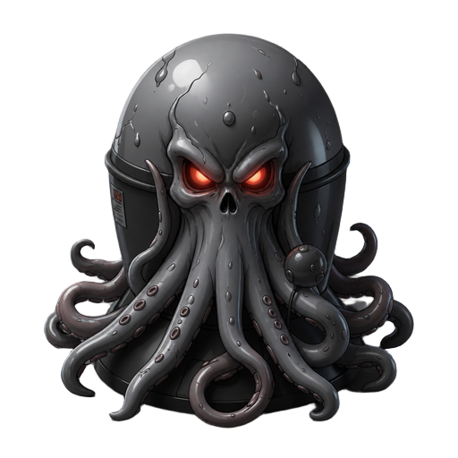 silvewr evil org with tenticles endlevel boss for a cybershooter game in