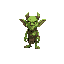 a goblin tileset, with the goblin animatd on the tileset moving left, right, up, down, and an idle animation