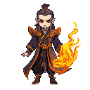 zhongli but not geo, he element is fire.