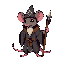 8-bit rat priest with staff