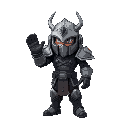 a helldiver with the standard armour, waving at the camera 