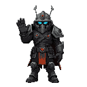 a helldiver from the game helldivers 2 with the standard armour, waving at the camera 