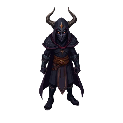 mage, dark colors diablo like