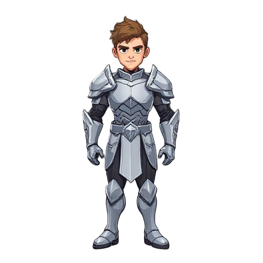 guy in a silver armor