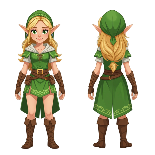 elf,girl