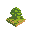 beautiful isometric tile with tree