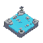 beautiful isometric tile for water body 