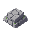 beautiful isometric tile  boulder formation