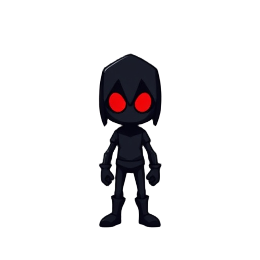 black and red night pixel