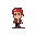 cute red pixel guy