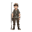 teenager fisherman