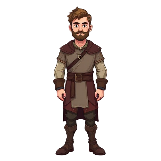 man medieval clothes