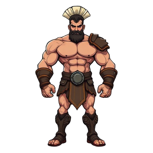 super ripped gladiator