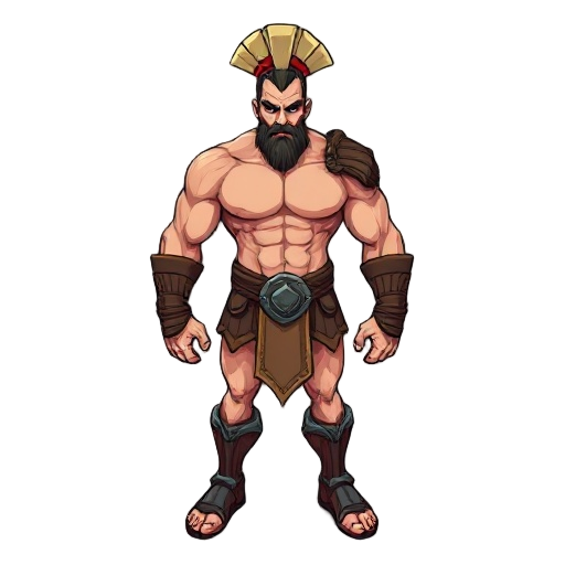 super ripped gladiator