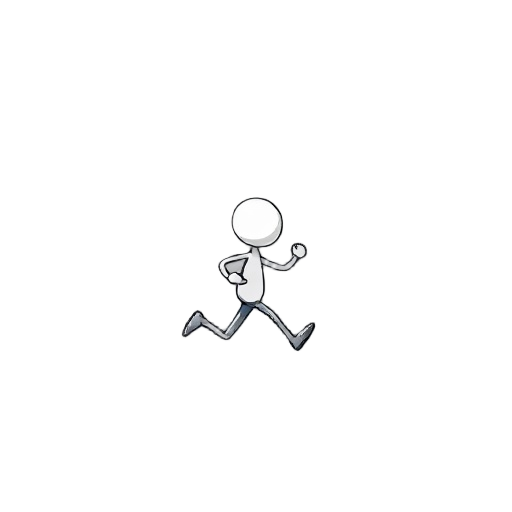 stick figure running