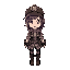 girl engineer, steampunk, beautiful figure, purple hair