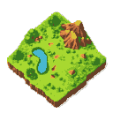 a sprite map consisting of 4x4 land textures