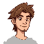 man,brown color , tall hair 